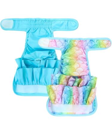 Hisprout Reusable Skirt Diaper for Female Dogs - Washable Durable Puppy Diapers (XS Mermaid) - Buy Online on GoSupps.com