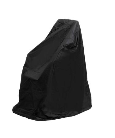 Electric Wheelchairs Nylon Wheelchair Protection Eldly Mobility Scooter Storage Wheelchair Waterproof Rain Protection Dust Proof for Indoor Outdoor Black