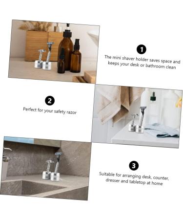 1pc Electric Trimmer Stand | Aluminum Razor Holder for Men | Safe & Stylish Shower Storage - Buy Online on GoSupps.com