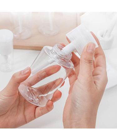 200ML Nail Polish Remover Pump Dispensers Empty Transparent Plastic Push & Down Bottle Container for Nail Polish and Makeup - Buy Online on GoSupps.com