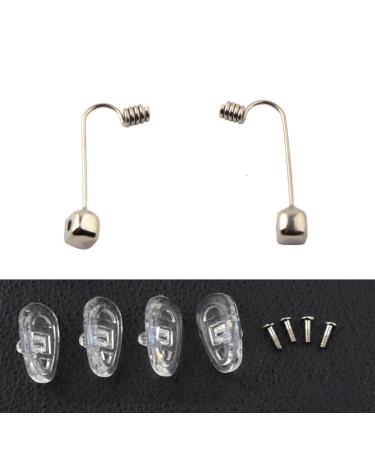SBTRKT 2pcs Eyeglass Nose Pad Arm Metal Rimless Optical Frame Nose Bridge Eyewear Accessories