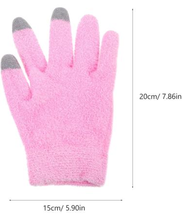 PATKAW 1 Set Gloves and Foot Mask Set Socks Women Gloves Mittens Overnight Moisturizing Gloves Moisturizing Hand Gloves Soft Moisturizing Gloves Touch Screen Pink Hand Mask Fabric Miss - Buy Online on GoSupps.com