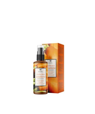 QKnatur - Carrot Dry Oil -100 ml. Fast Absorption. Natural solar tanner Moisturizes Rejuvenates and gives luminosity to the skin - Repairs hair