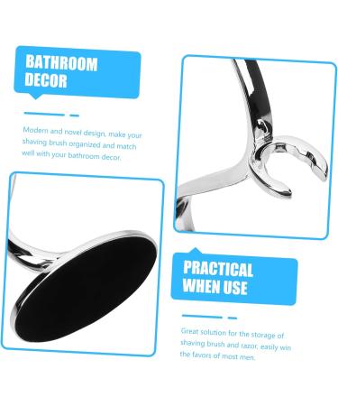 Fomiyes 2-in-1 Shaver Holder & Travel Brush Organizer for Men | Zinc Electric Shaver Rack & Razor Holder - Buy Online on GoSupps.com