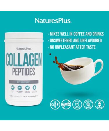 Nature's Plus Collagen Peptides 0.65 lb - Premium Hydrolyzed Protein Supplement for Skin & Joint Health - Buy Online on GoSupps.com