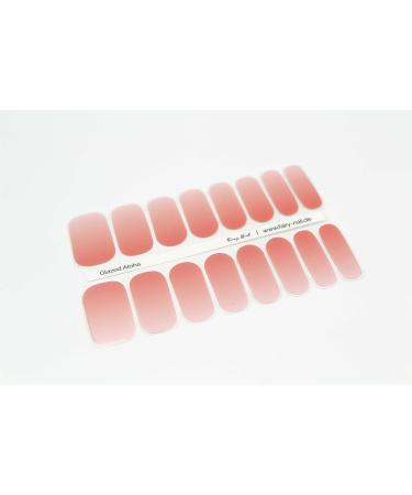 Fairy Nail UV Self-Adhesive Gel Foils - Glazed Aloha 16-Piece Nail Wraps | International Shipping - Buy Online on GoSupps.com