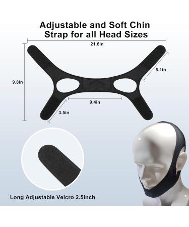 Anti Snoring Chin Strap for Men & Women | Double Adjustable Sleep Solution | Comfortable Snoring Device - Buy Online on GoSupps.com