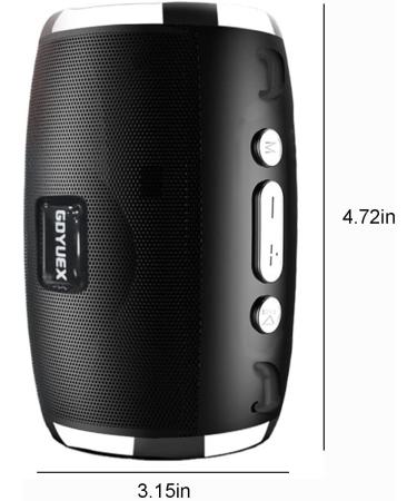Intelligent Voice Bluetooth Speaker Portable Subwoofer Wireless Speaker - Black - Buy Online on GoSupps.com