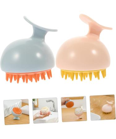 Tovinanna 8 StK Silicone Shampoo Massage Brush | Professional Scalp Peeling Brush | Abrasion-Resistant Massage Accessory for Healthy Scalp - Buy Online on GoSupps.com