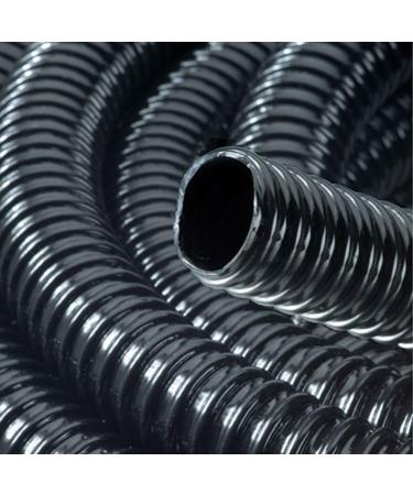 1.25 Inch Black Corrugated Flexible Hose (5m) - Ideal for Fish Pond Pump & Marine Use - Love Aquatics - Buy Online on GoSupps.com