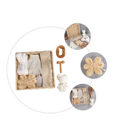 Beavorty Bath Flower Set - Luxury Home Spa Kit with Scrubbing Brush & Skin Scrubber for Relaxing Bathing Experience - Buy Online on GoSupps.com