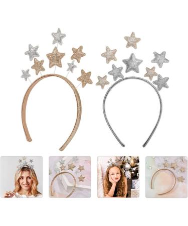 Beaupretty Glitter Star Headband Set for Women and Girls - Party Hair Decor Accessories - Buy Online on GoSupps.com