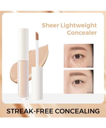 Nbzsmlkn Transparent Light Concealer Brightening Concealer Against Dark Circles Liquid Matte Concealer For Dark Circles Spots Lightweight Waterproof Foundation Mix - Buy Online on GoSupps.com