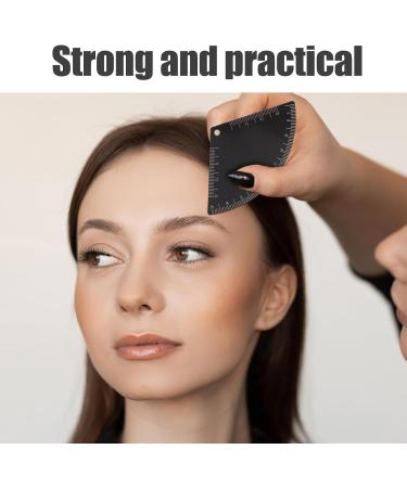 Outil de dessin des sourcils en 3 pi ces : guide de positionnement pr cis des sourcils - outil de mesure - kit de maquillage portable pour femmes noir - Buy Online on GoSupps.com