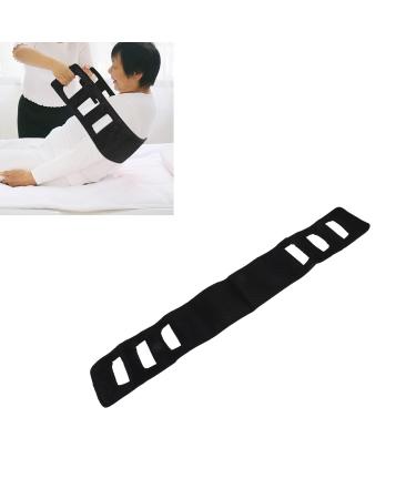 Patient Transfer Belt | Padded Walking Strap for Seniors & Bariatric Care | Lift & Transfer Aid for Physiotherapy (Black) - Buy Online on GoSupps.com
