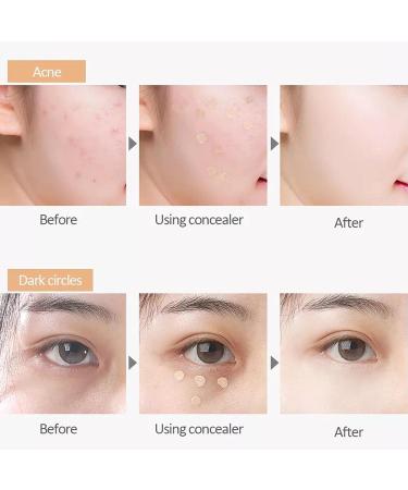 Tri-color Cream Concealer Palette for Dark Skin | Full Coverage Concealer for Acne Marks and Spots - Buy Online on GoSupps.com