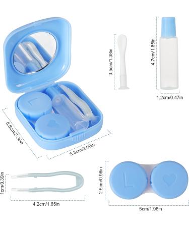 2-Piece Portable Contact Lens Container Set | Travel Accessories for Home & On-the-Go | Perfect for International Shipping - Buy Online on GoSupps.com