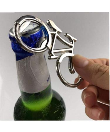 Portable Metal Beer Bottle Opener Cute Bicycle Keychain Creative Key Rings Gift for Bar Party Beer and Cycling Lovers - Buy Online on GoSupps.com