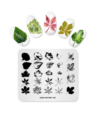Alexnailart 5pcs Nail Art Stamping Plates Set Flower Leaves Geometry & Star Prints Top Quality Manicure Templates & Animal Designs - Buy Online on GoSupps.com