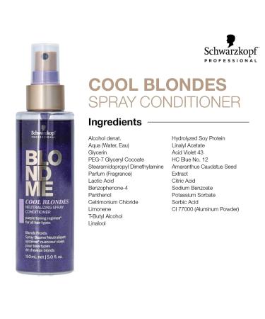 BlondMe Cool Blondes Neutralizing Spray Conditioner - Ultimate blonde care - Buy Online on GoSupps.com