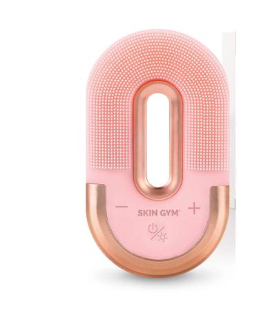 Skin Gym Vibrating Facial Cleansing Brush - Soft Silicone Scrubber Face Massager Exfoliator and Anti-Aging Skin Care Beauty Tool