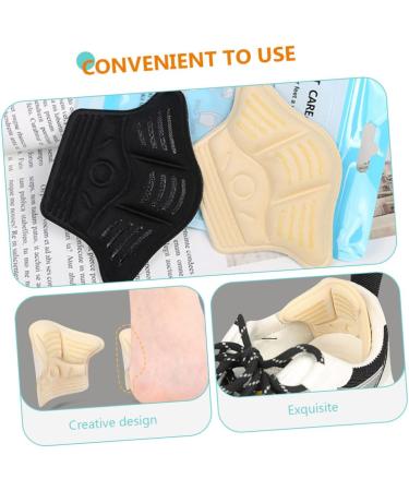 NOLITOY Anti Drop Heel Half Size Pads - Cushion Inserts for Women Sneaker Heel Cushions Insoles and Stickers - Assorted Colors - 10.3X7.4CM - Buy Online on GoSupps.com