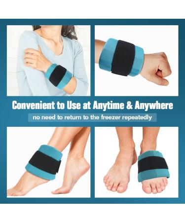 Comfcube Reusable Ice Pack for Injuries - Flexible 2-Hour Cold Wrap for Swelling, Bruises, Sprains - Joint and Muscle Pain Relief for Ankle, Wrist, Elbow & More - Buy Online on GoSupps.com