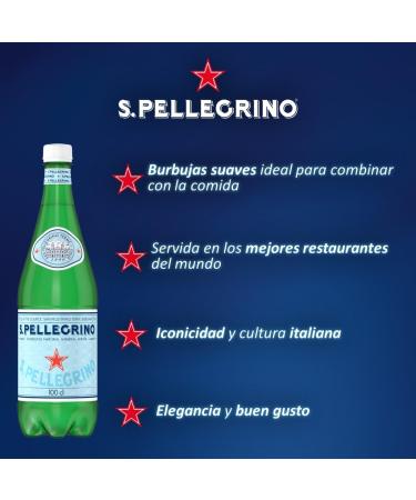 S. Pellegrino Natural Mineral Water with Gas 4 Packs of 6 x 50 cl 24 Bottles - Buy Online on GoSupps.com