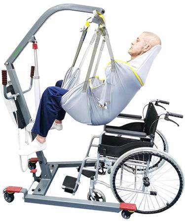 Patient Lift Sling Universal Padded Sling with Head Support for Patient Transferring and Repositioning Washable and Reusable Max Load 350kg (Size : M) - Buy Online on GoSupps.com