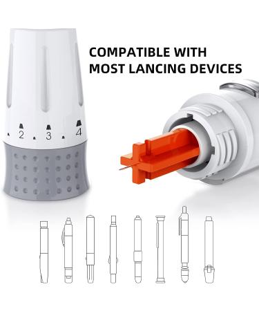 Metene Twist Top Lancets 30 Gauge 310 Count for Blood Sugar Tests - Diabetic Lancets, Sterile & Multicolored - Buy Online on GoSupps.com