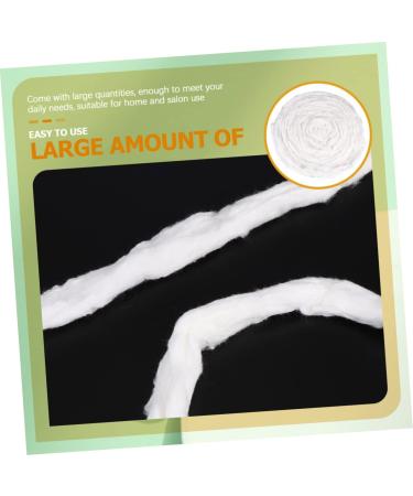 Angoily 2 Hairdressing Hair Coils for Manicures Cotton Hair Towel Makeup Supplies Cotton Beauty Coil Manicures Cotton Absorbent Cotton White Cosmetic Makeup Utensils - Buy Online on GoSupps.com