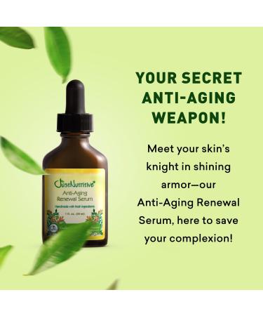 Anti-Aging Renewal Serum | Best Anti-Aging Facial Serum for Men & Women | International Shipping Available - Buy Online on GoSupps.com