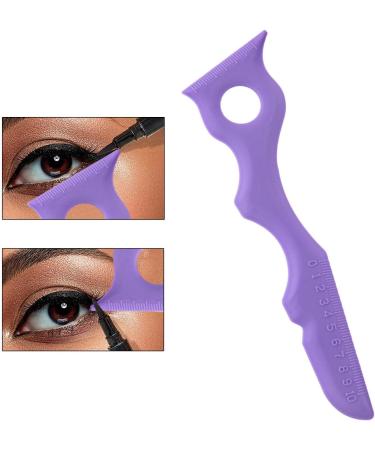 Wing Eyeliner Stencils - Silicone Women Lip Applicator - Beginner-Friendly Lip Stencils Portable Shaping Tool for Girls Littryee Purple - Buy Online on GoSupps.com