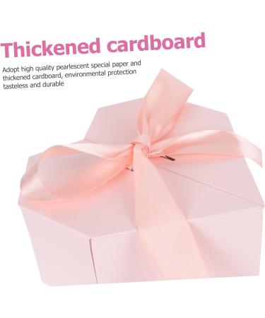 SKISUNO Candy Bag 1pc Love Box Bridesmaid Boxes Flower Heart Shape Case Piggy Bank Romantic Child 1 count (Pack of 1) Pink - Buy Online on GoSupps.com
