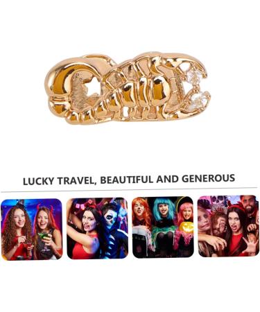 Buy Healeved Individual Fake Braces for Cosplay - Gold-Plated Eco-Friendly Tooth Cover for Adults - Buy Online on GoSupps.com
