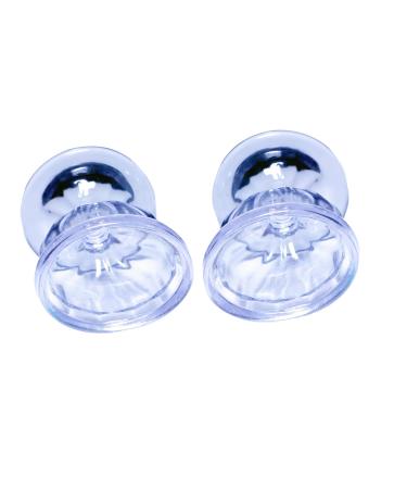 AYUSHYA HEALTH Transparent Eye Wash Cups - Set of 2 | Eye Shaped Rim for Rinse, Cleansing & Irritation Relief | Includes Storage Container - Buy Online on GoSupps.com
