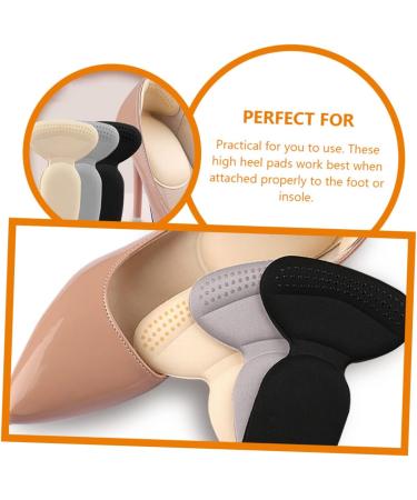 FOMIYES High Heels Cushion Inserts - 3 Pairs Half Size Pad Adhesive Heel Pads Comfortable Foot Cushions for Women Assorted Colors - Ideal Height Insoles - Buy Online on GoSupps.com