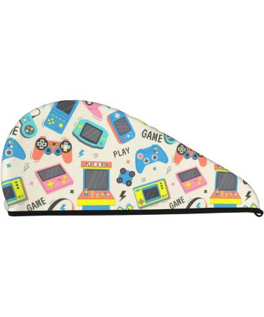 Super Absorbent Microfiber Hair Towel Wrap for Women - Quick Dry Coral Velvet Cap for Long Curly & Thick Hair - Ideal for Gaming & Daily Use - Buy Online on GoSupps.com