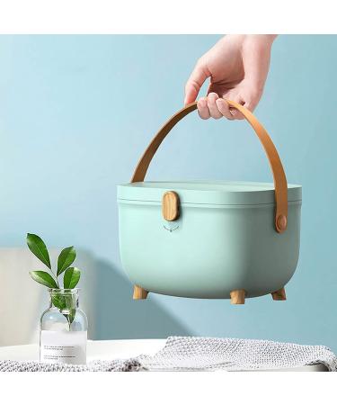 Buy Medicine Storage Box - Double Layer Organizer with 360 Rotation Lock - Green First Aid Kit - Buy Online on GoSupps.com