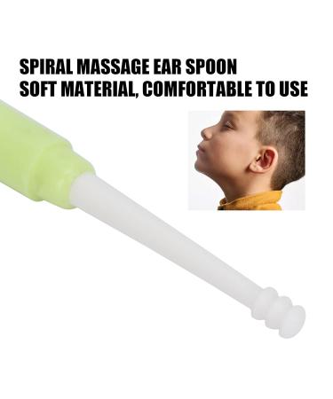 Kids Ear Wax Removal Kit - Soft Portable Tool with Storage Box for Children - Pen Ear Swivel - Light Green - Buy Online on GoSupps.com