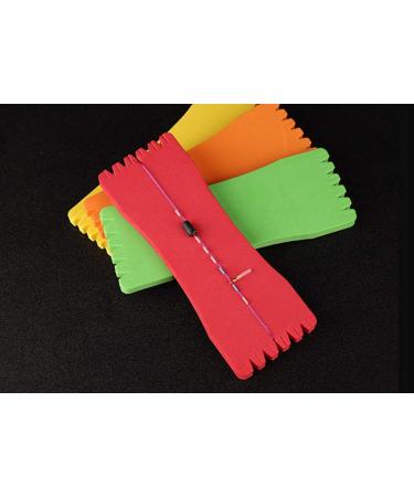 Toasis Fishing Leader Line Holder Foam Board - Pack of 10 Snelled Hook Keeper 6x14cm - Buy Online on GoSupps.com