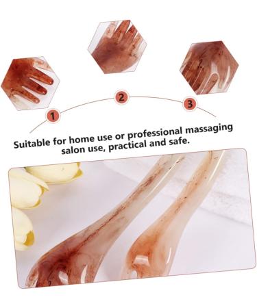 Beaupretty 2-in-1 Massage Brush & Gua Sha Tool - Jade Comb for Scalp Therapy & Hair Care | International Shipping Available - Buy Online on GoSupps.com