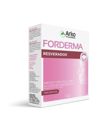 Arkopharma Arkopharma Resveradox Extra Forte 30 Capsules Cellular Protection Against Oxidative Damage High Resveratrol Content Powerful Antioxidant Double Amount of Resveratrol 75mg Per Capsule