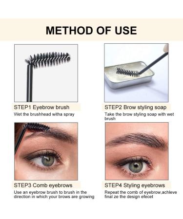 Shop Waterproof Eyebrow Styling Soap | 3D Brow Shaping Gel with Brush - Define Your Natural Look - Buy Online on GoSupps.com