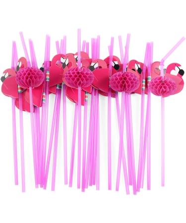Abizarch 50 Pcs Paper Drinking Straw 3D Fruit Paper Straws Pineapple Flamingo Design Striped Paper Straw Eco Friendly Recyclable Drinking Straw for Bars Decors Hawaiian Beach Party ZHAZHAMO(Flamingo) - Buy Online on GoSupps.com