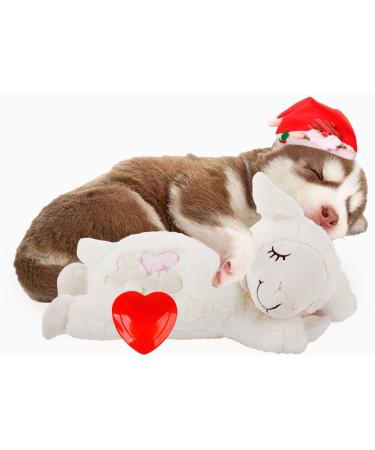 All for Paws Cuddly Toy for Dogs - Heartbeat Plush Sheep Puppy Toy | Behavioral Aid for Pets - Buy Online on GoSupps.com