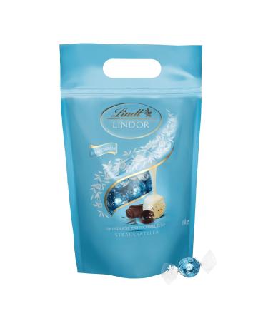 Lindt Lindor Stracciatella Chocolate Balls 1kg Bag - Resealable Large Pack | Gift Idea | 80 White Chocolate with Cocoa Chips - Buy Online on GoSupps.com