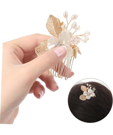FOMIYES Gold Leaf Side Comb Hair Accessories for Bride Women Hair Pin Vintage Hair Accessories Hair Side Comb Leaf Hair Accessories Hair Accessories for Girl Headpieces for Wedding - Buy Online on GoSupps.com