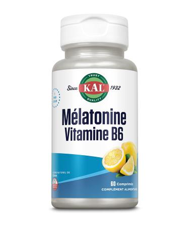 Kal M latonine + Vitamine B6 Assimilation optimale | Sommeil rapide et r parateur | 60 comprim s sublinguaux