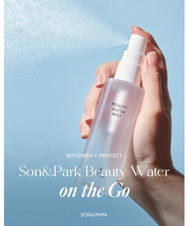 SON&PARK Beauty Water Facial Mist | Multi-Purpose Toner for Face & Body | Hydrating Exfoliating Skincare with Rose & Lavender Oil | 100ml - Buy Online on GoSupps.com